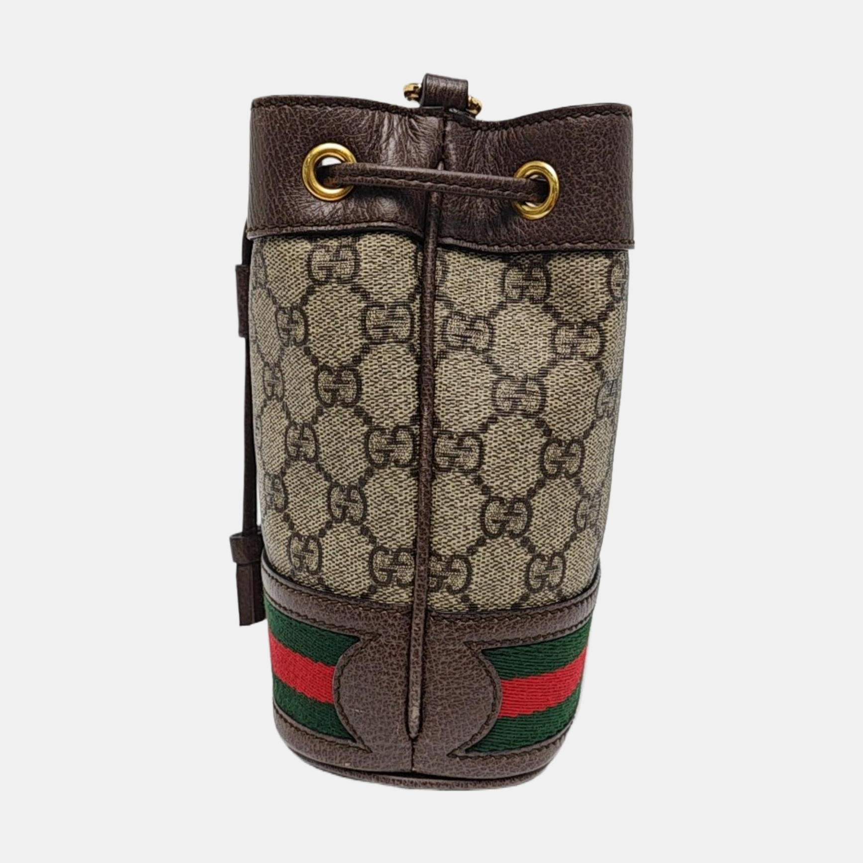 Ophidia Mini Monogram Coated Canvas Beige
