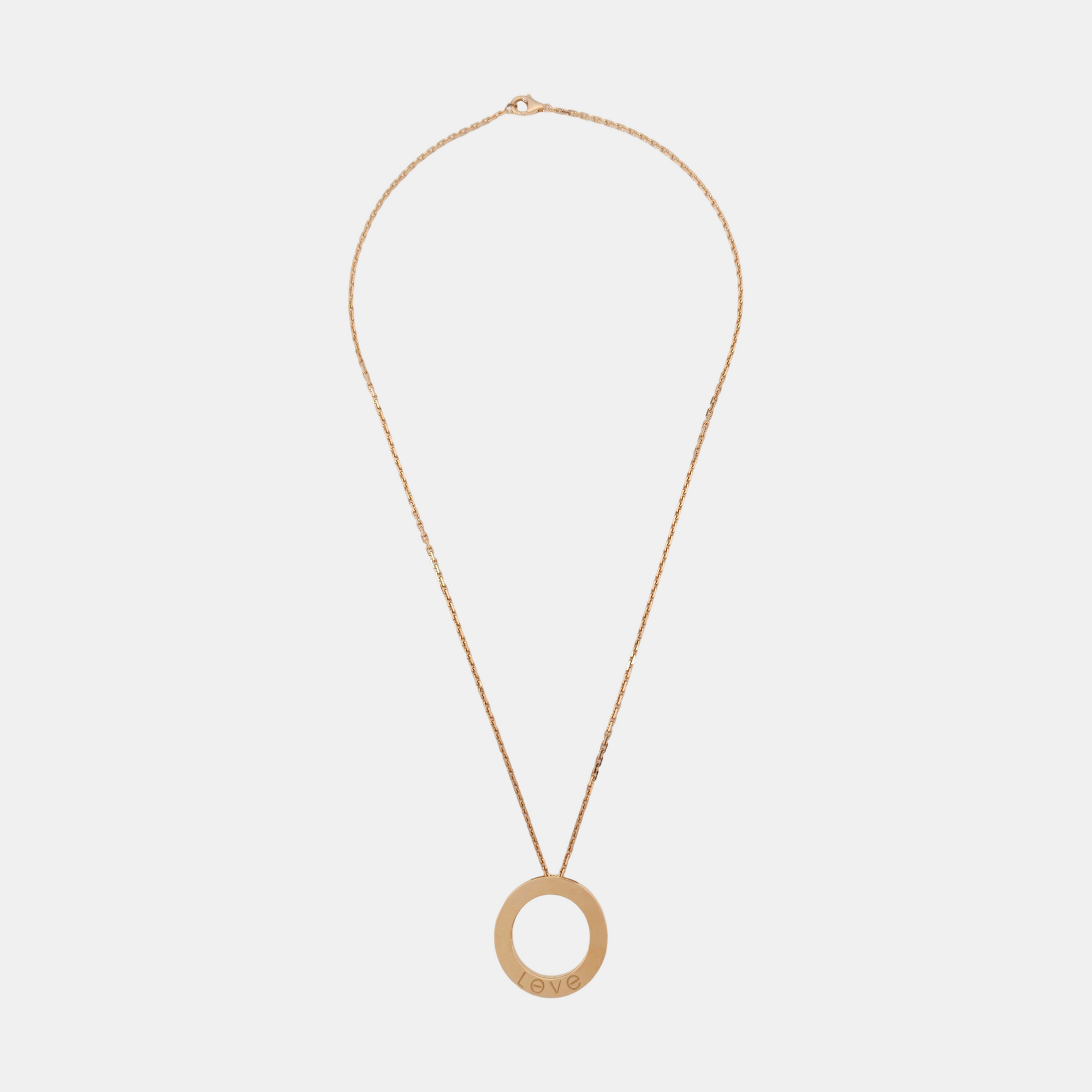LOVE 18k Rose Gold Necklace