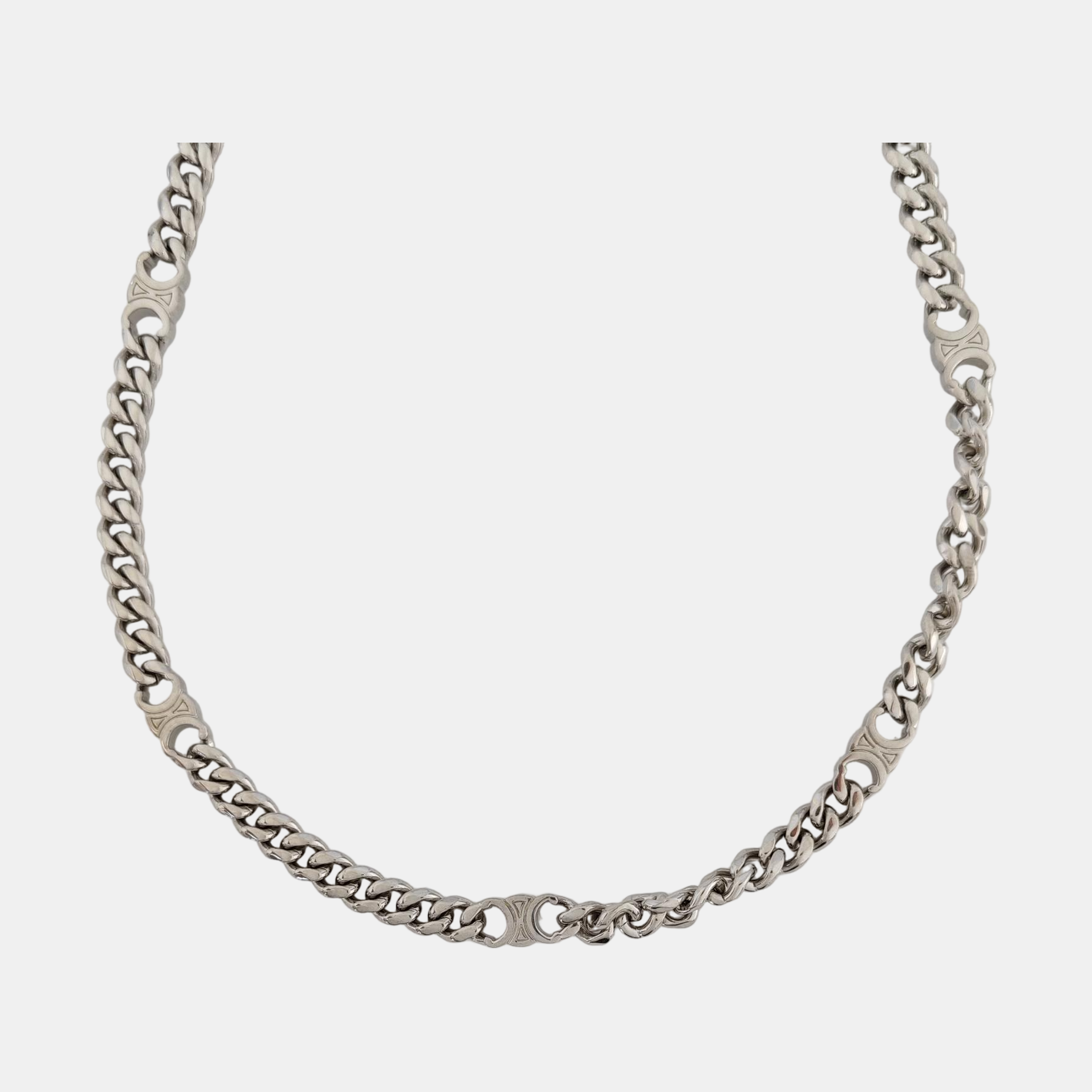 TRIOMPHE Metal Silver Necklace