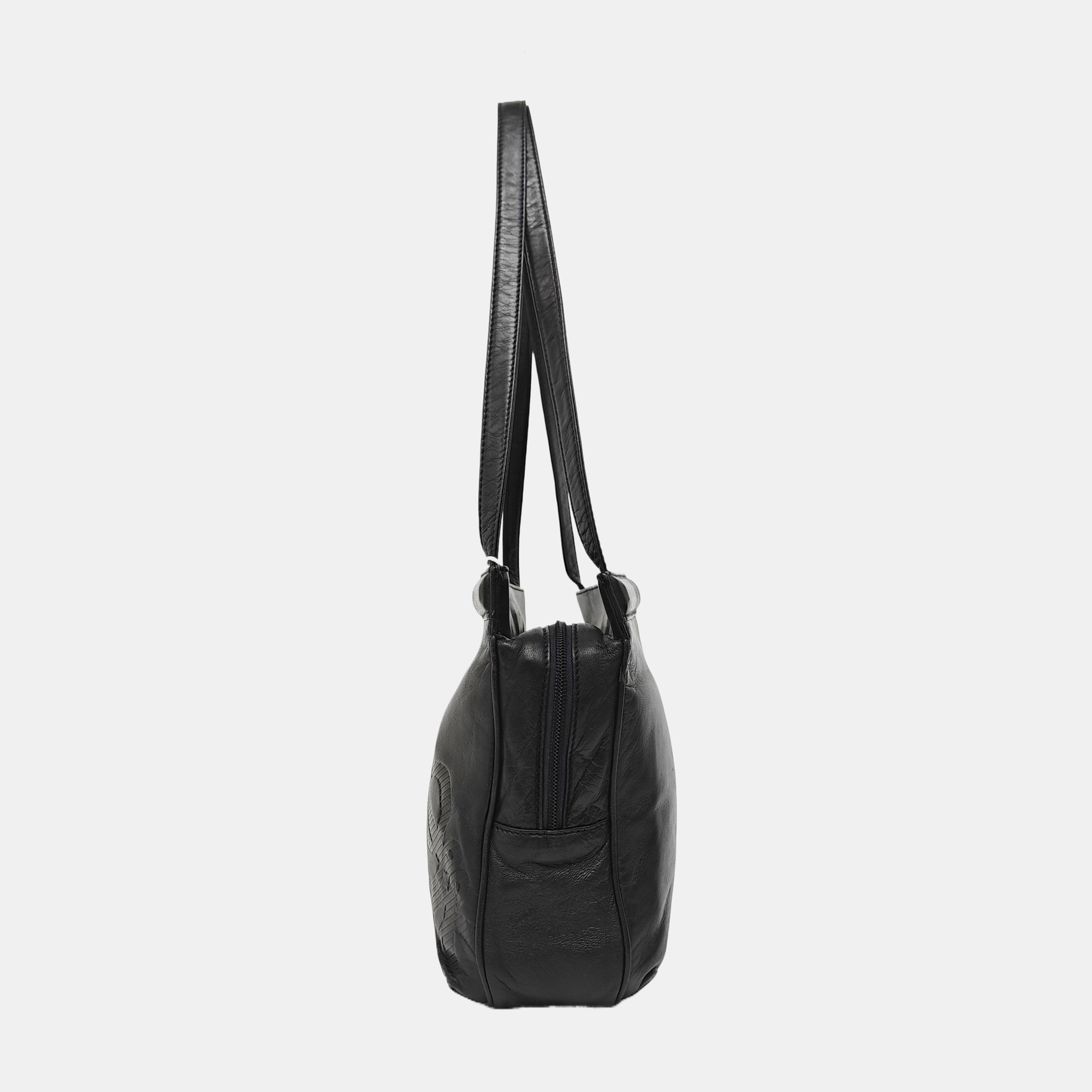 Lambskin Shoulder Bag Black