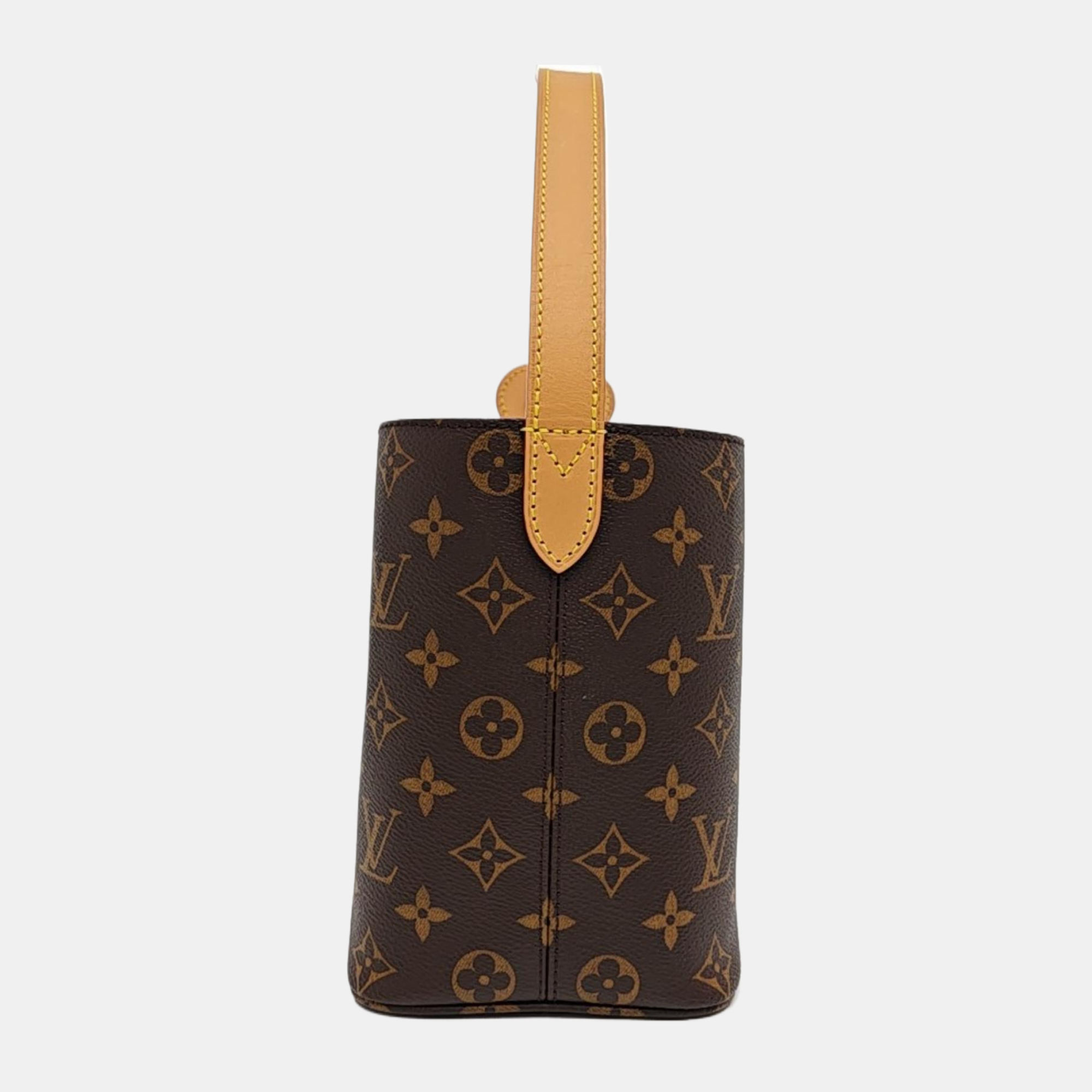 ALL IN BB Monogram Coated Canvas Brown