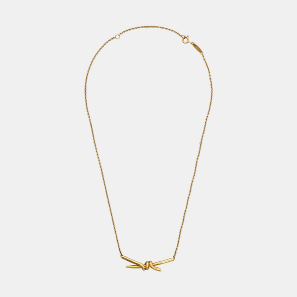 Tiffany Knot 18k Gold Necklace
