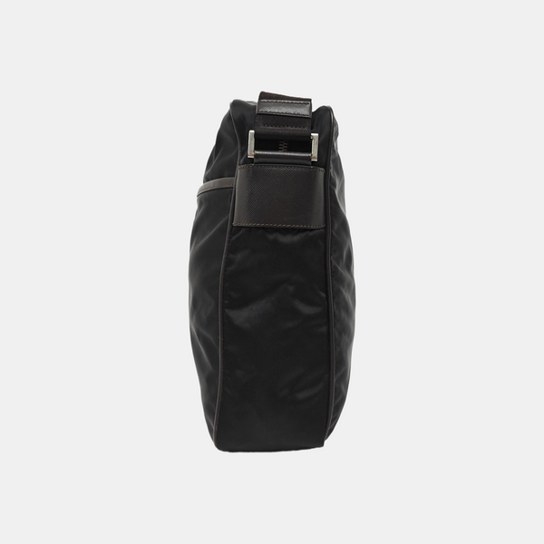 Nylon Shoulder Bag Black