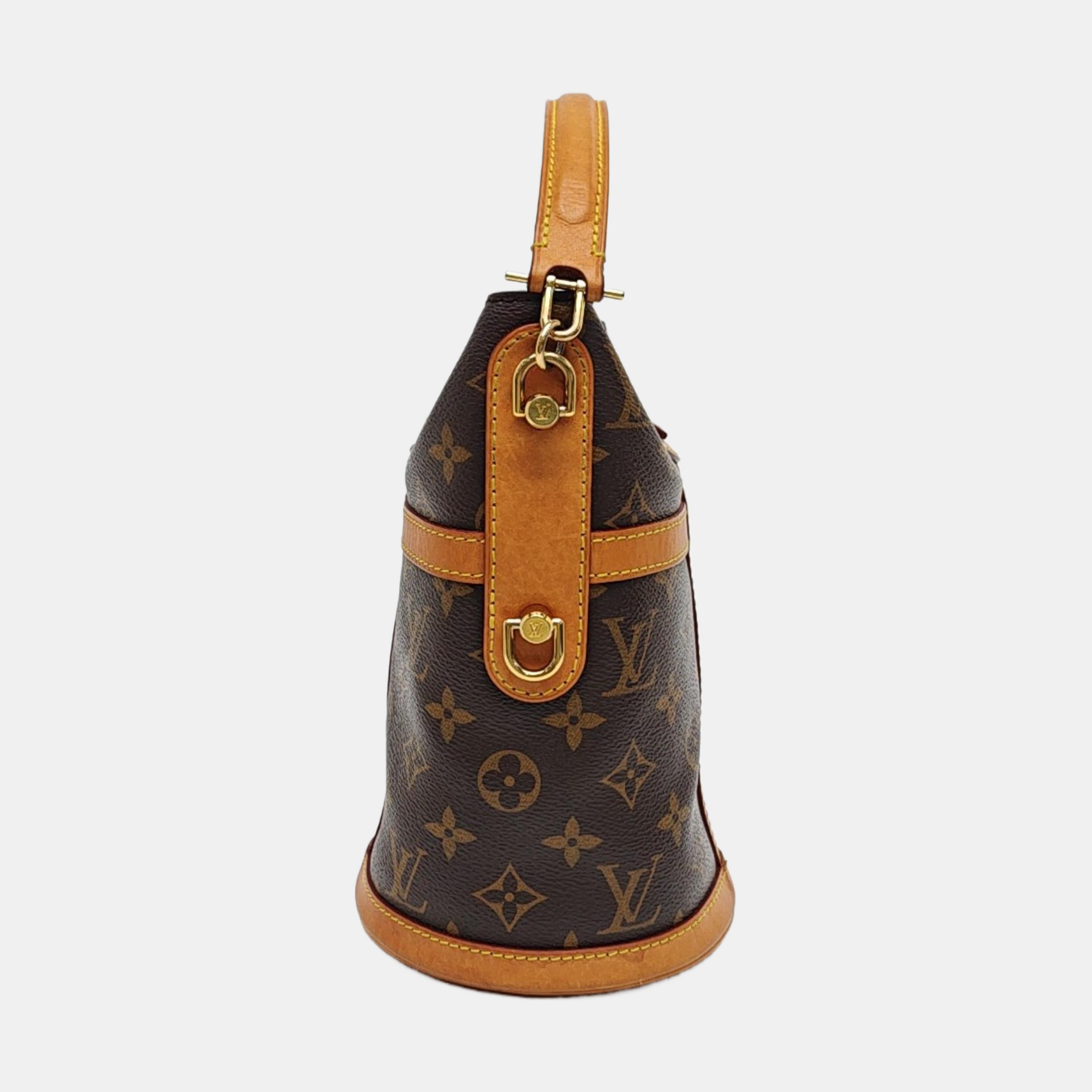 DUFFLE Monogram Coated Canvas Brown