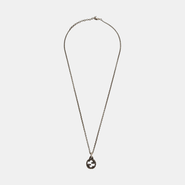 Interlocking G 925 Sterling Silver Necklace
