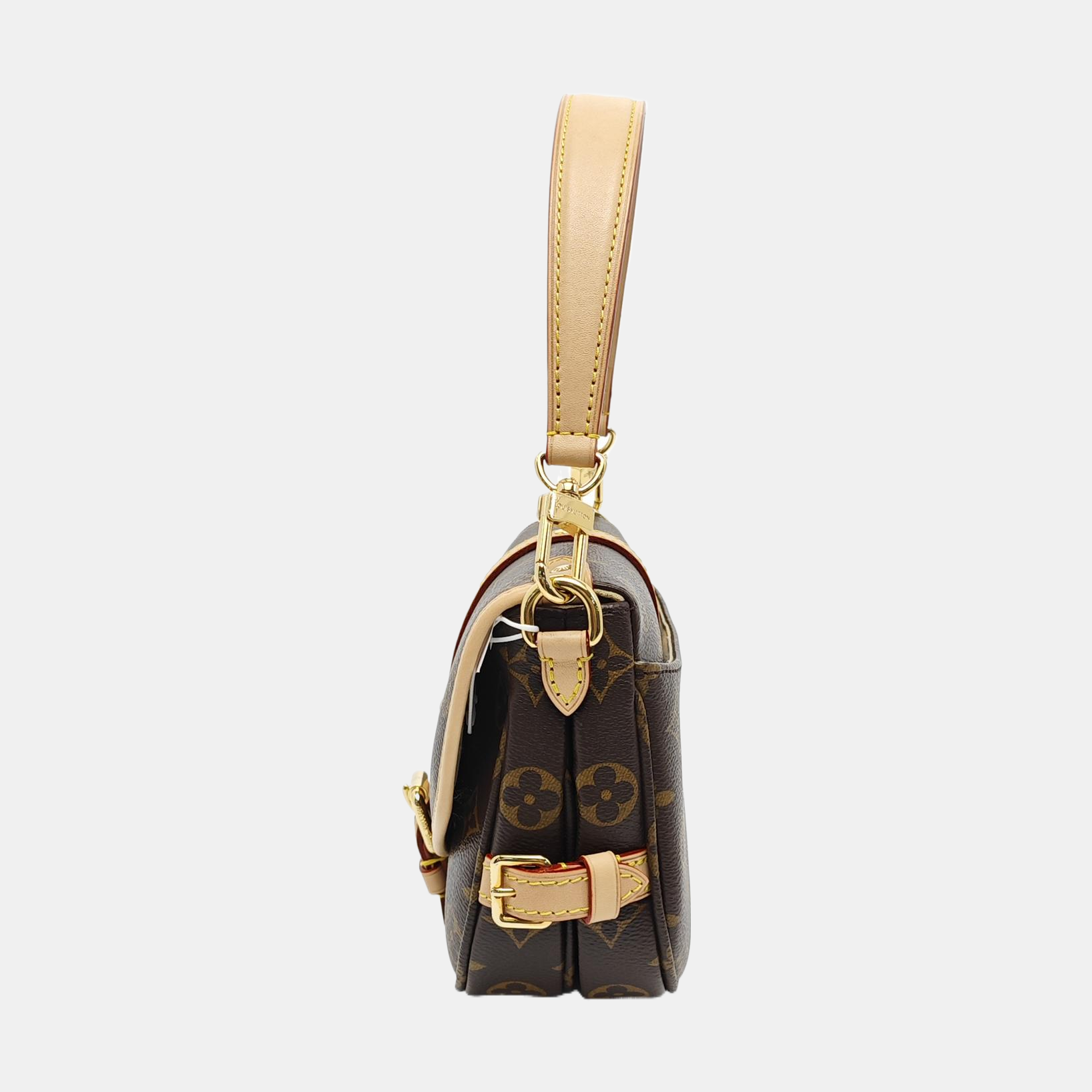 SAUMUR BB Monogram Coated Canvas Brown