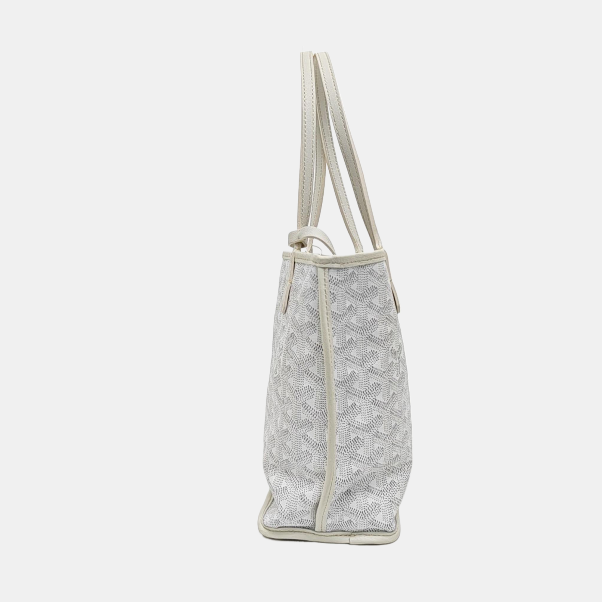 Anjou Mini Coated Canvas White