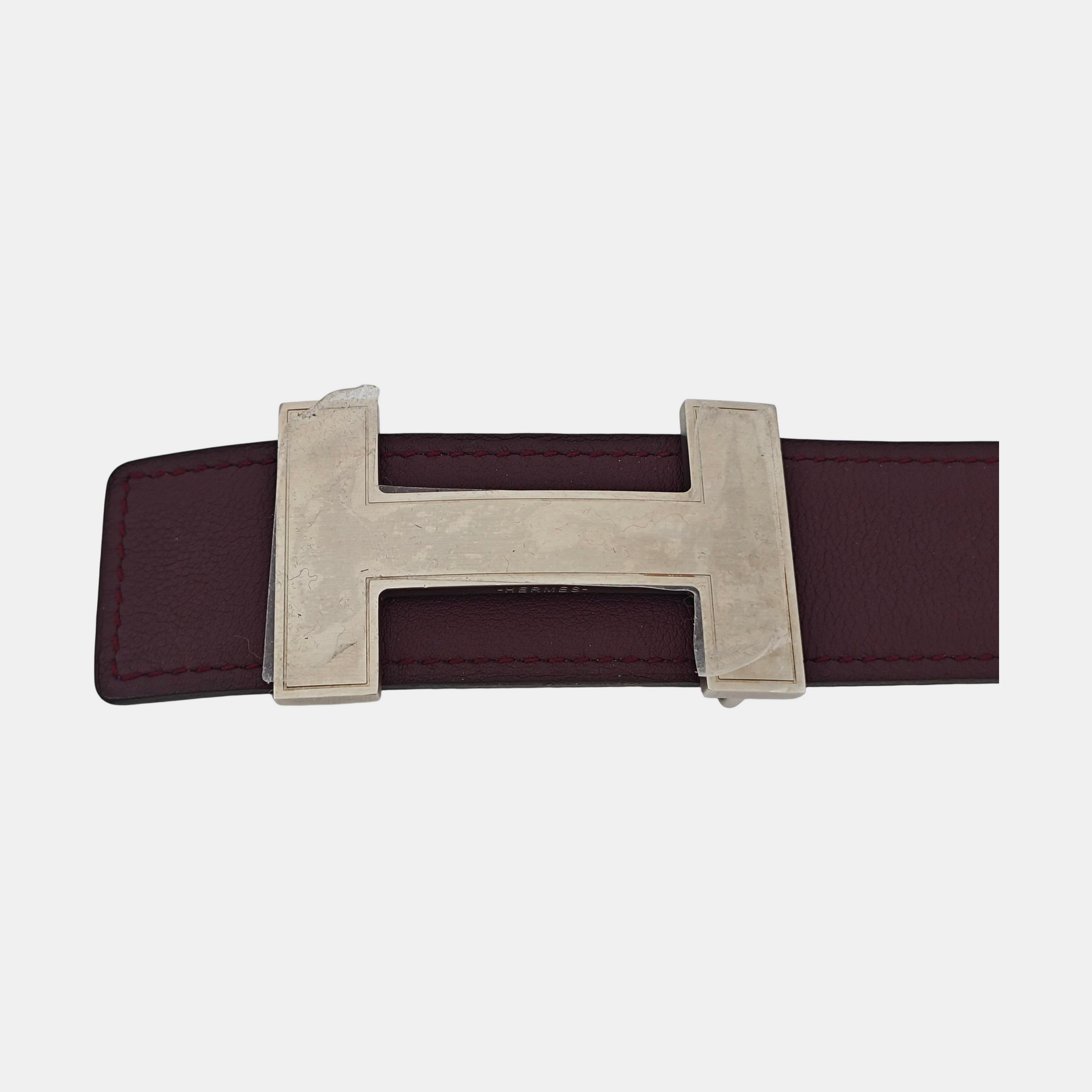 Leather Belt Red