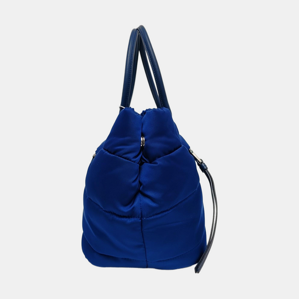 Nylon Quilted Nylon Blue