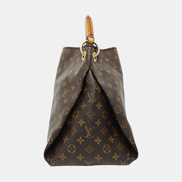 ARTSY MM Monogram Coated Canvas Brown