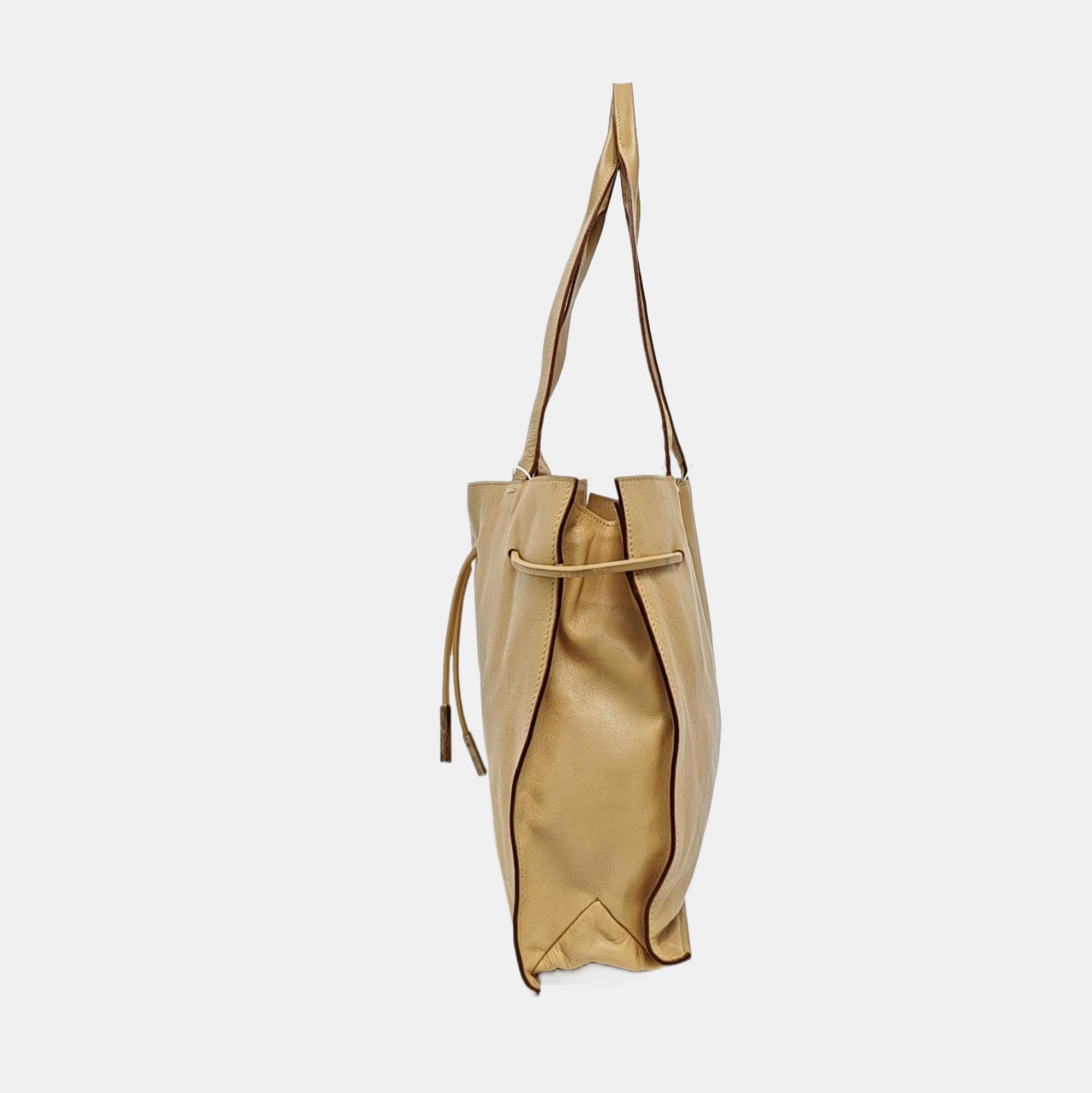 Calfskin Tote Bag Beige