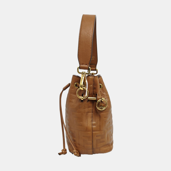 Mon Tresor Mini Calfskin Brown