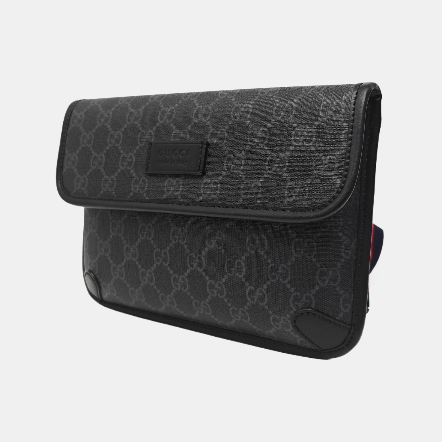 Neo Vintage Monogram Coated Canvas Black