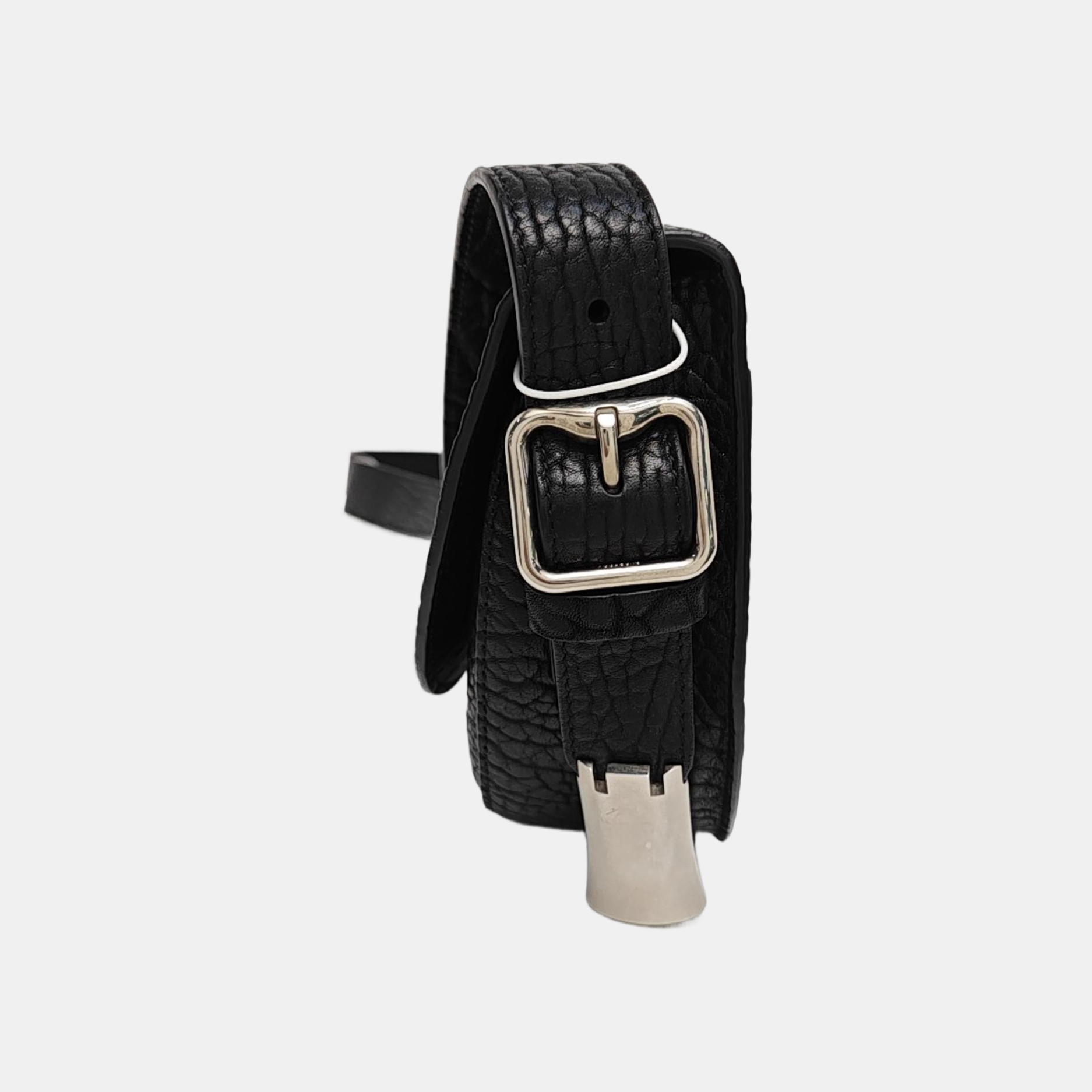 Calfskin Shoulder Bag Black