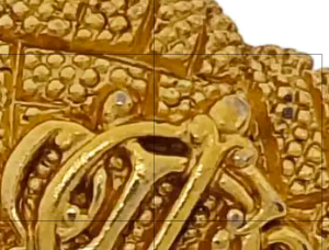 Insignia Metal Gold Brooch