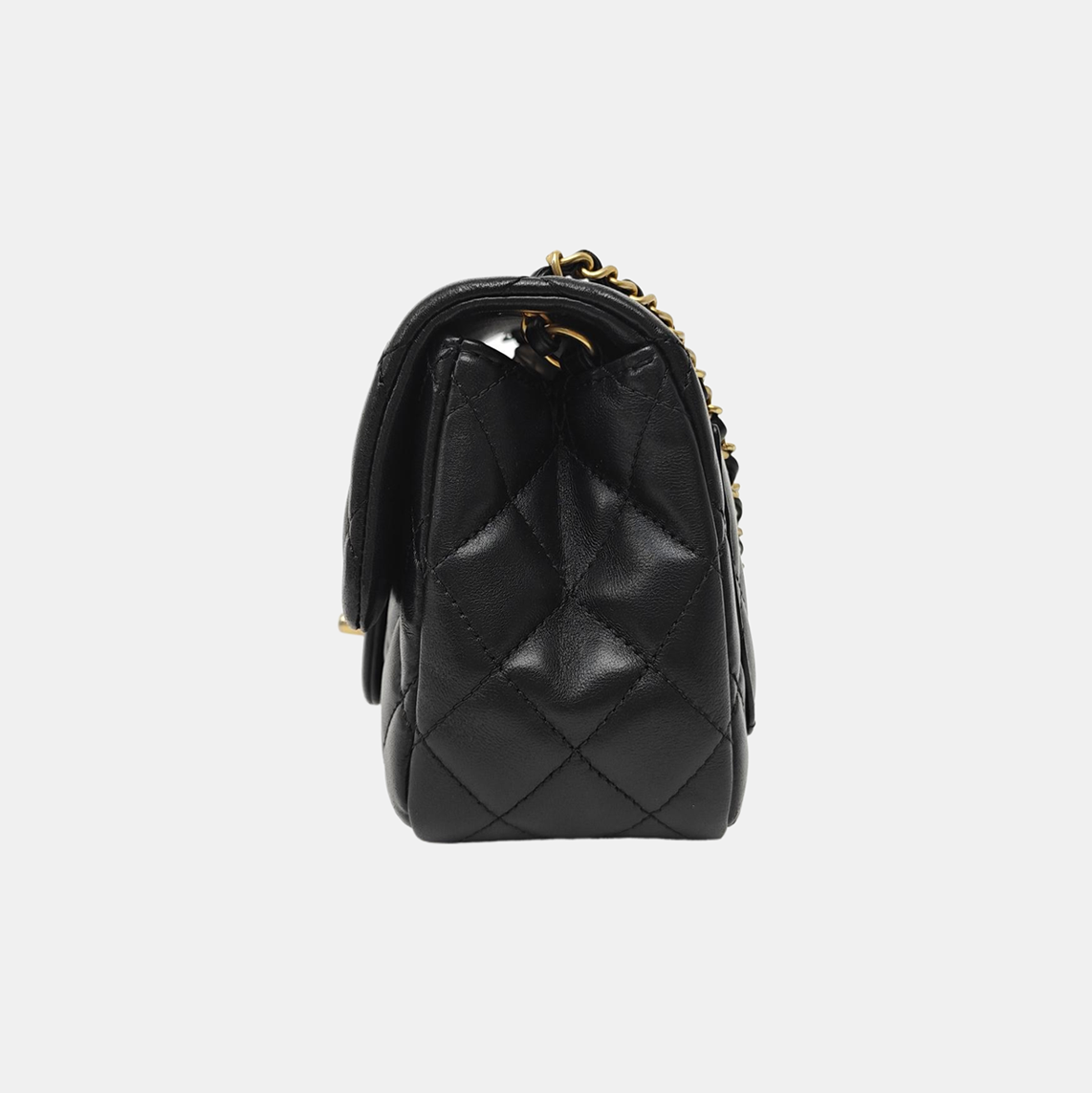 CLASSIC FLAP Mini Quilted Lambskin Black