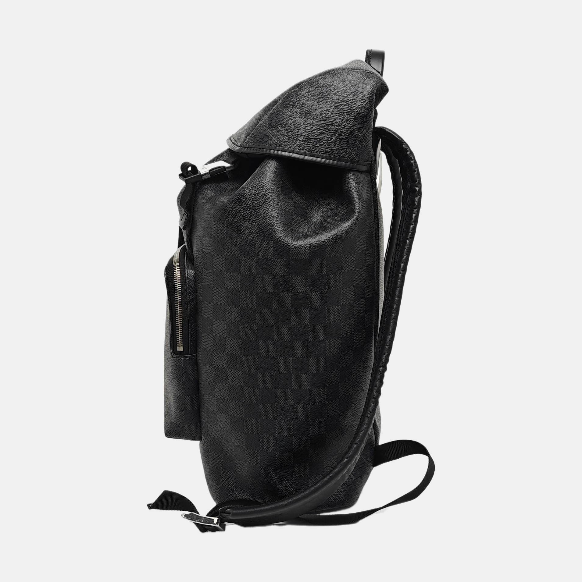 ZACK Damier Graphite Coated Canvas Gray