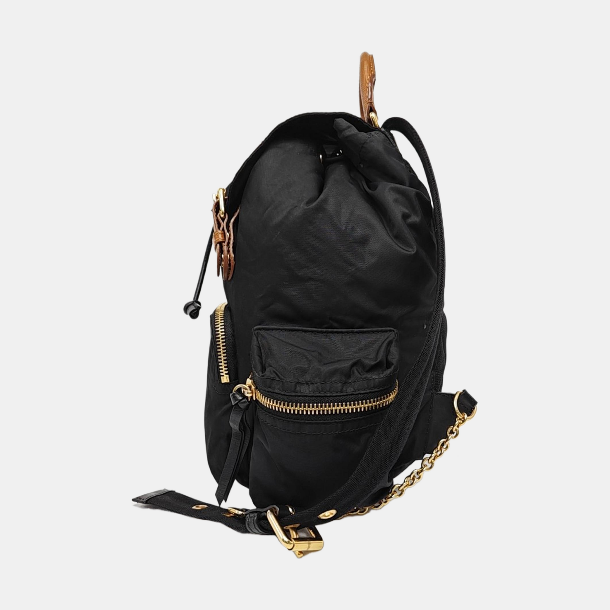 The Rucksack Medium Nylon Black