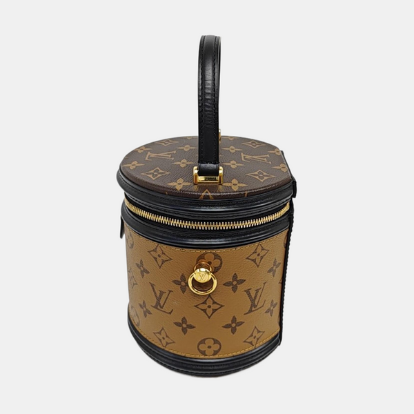 CANNES PM Monogram Coated Canvas Brown