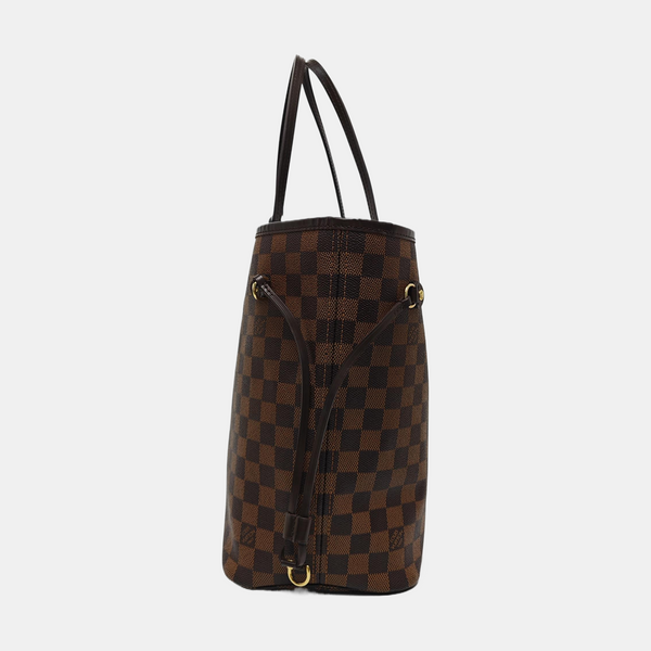 NEVERFULL MM Damier Ebene Coated Canvas Brown