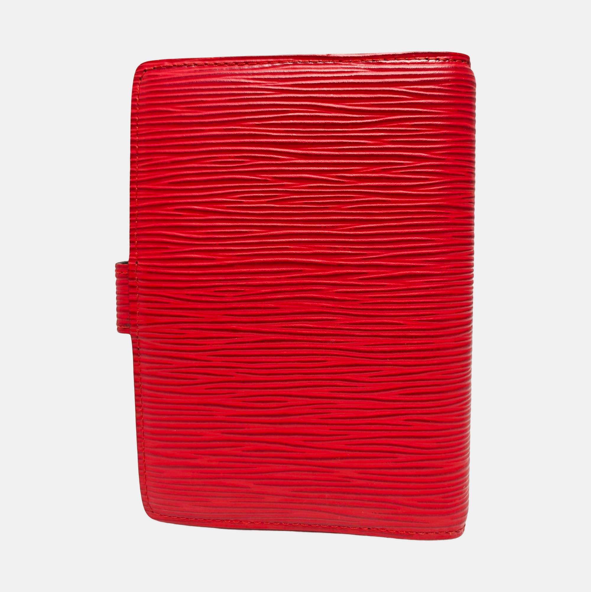 Leather Notebook Red