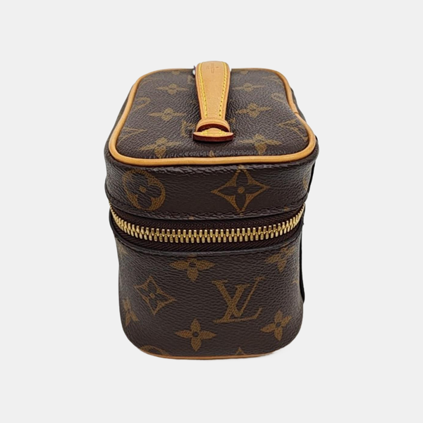 NICE Super Mini Monogram Coated Canvas Brown