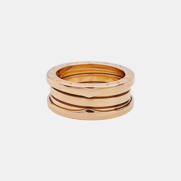 B.ZERO1 18k Rose Gold Ring EU 55