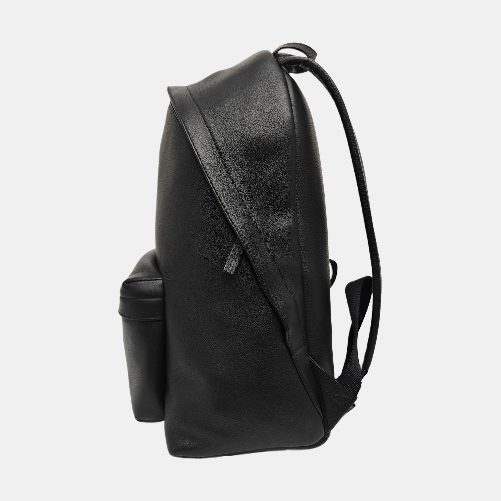 Calfskin Backpack Large Black