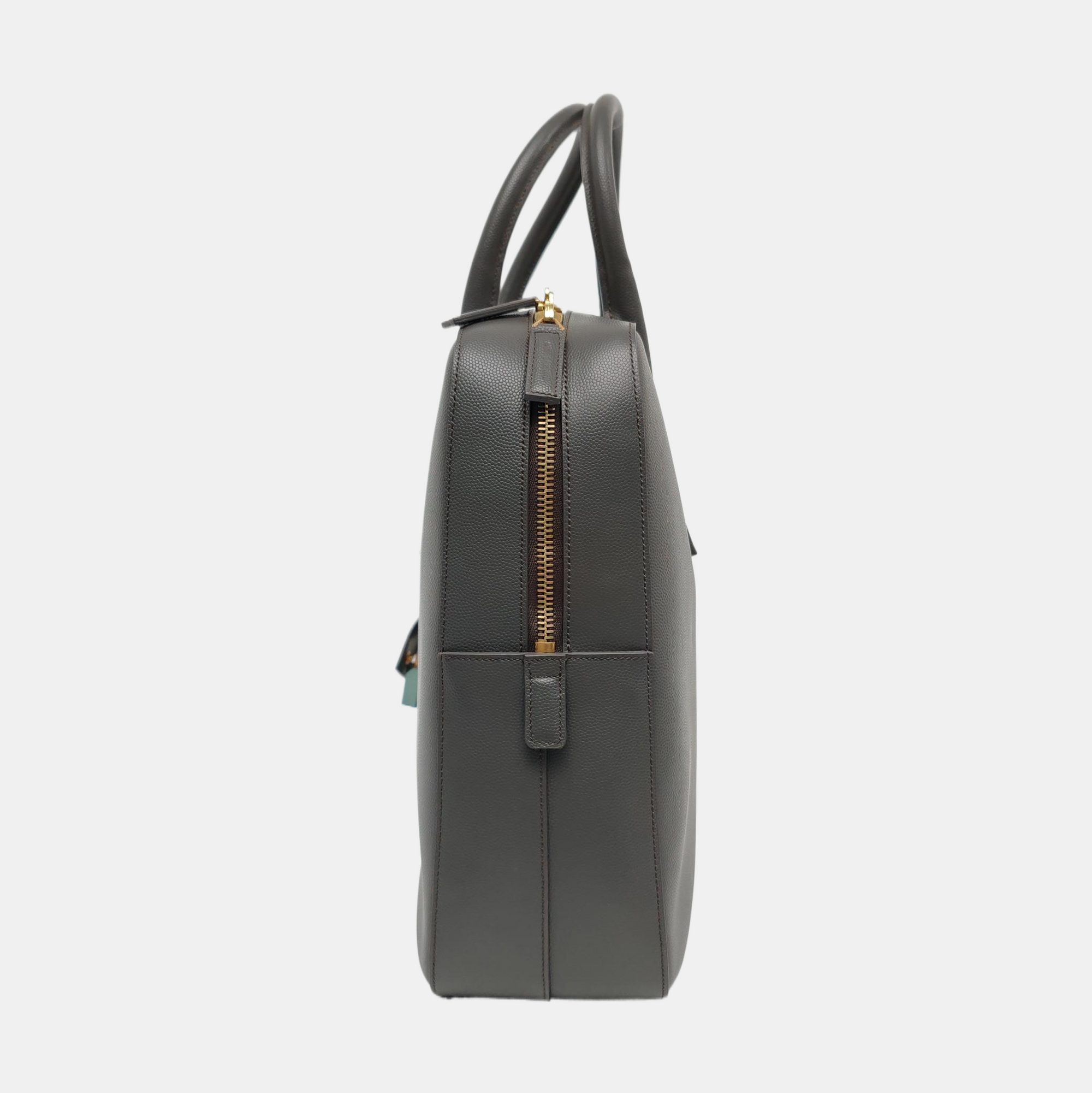 Calfskin Shoulder Bag Gray