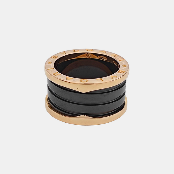 B.ZERO1 18k Rose Gold Ring EU 52