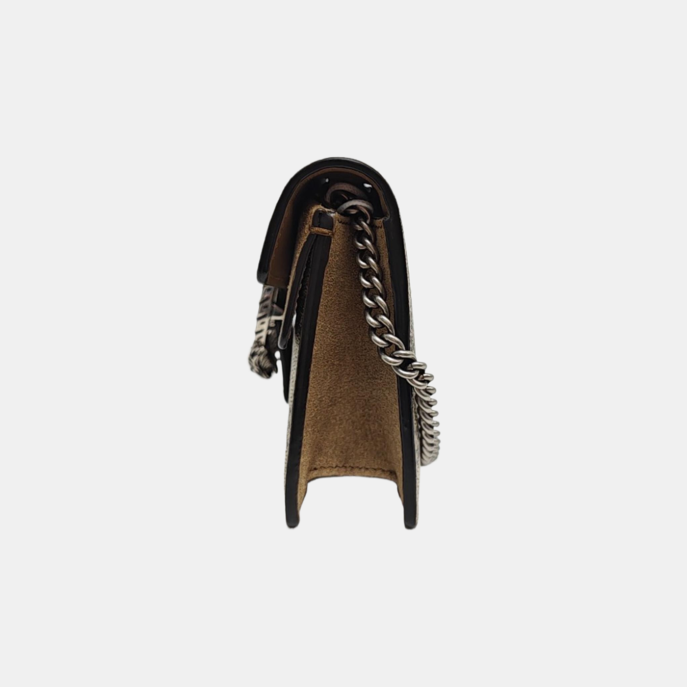 Dionysus Super Mini Monogram Coated Canvas Beige