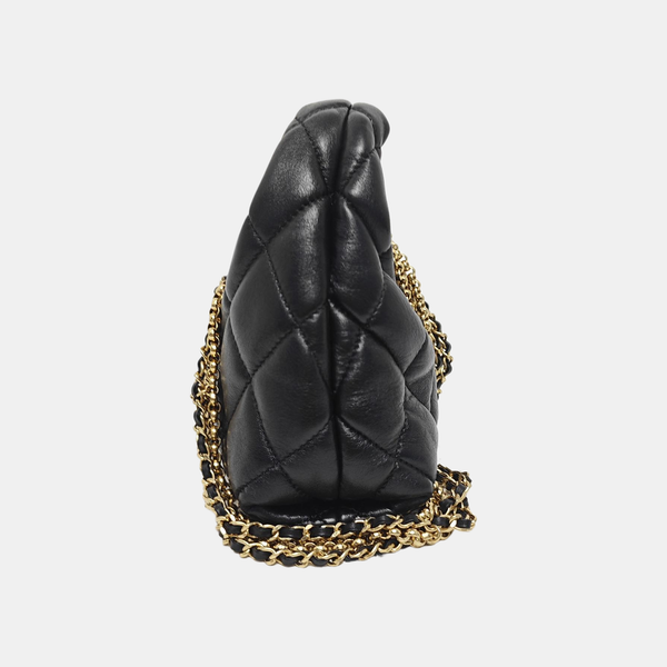 24A Quilted Lambskin Black
