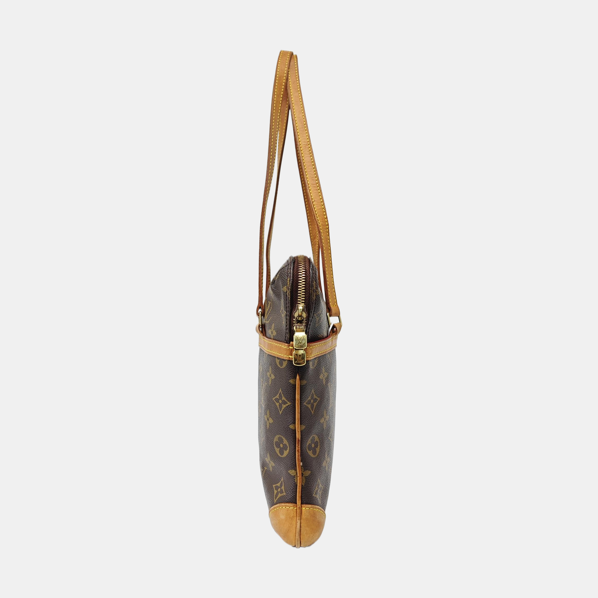 COUSSIN GM Monogram Coated Canvas Brown