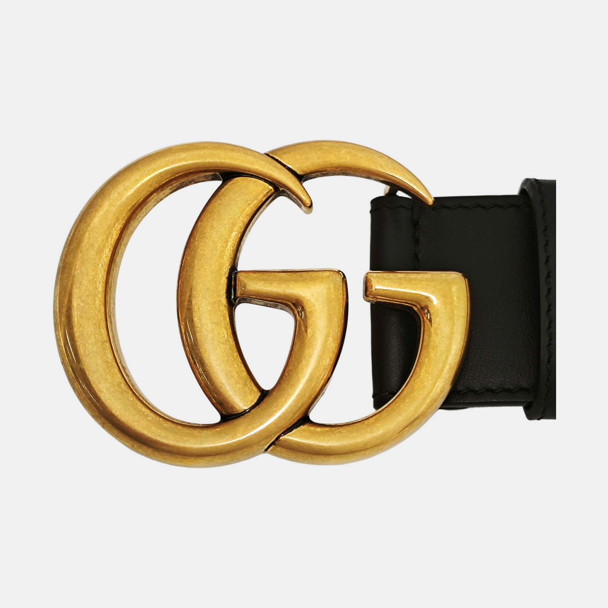 Leather Belt Beige