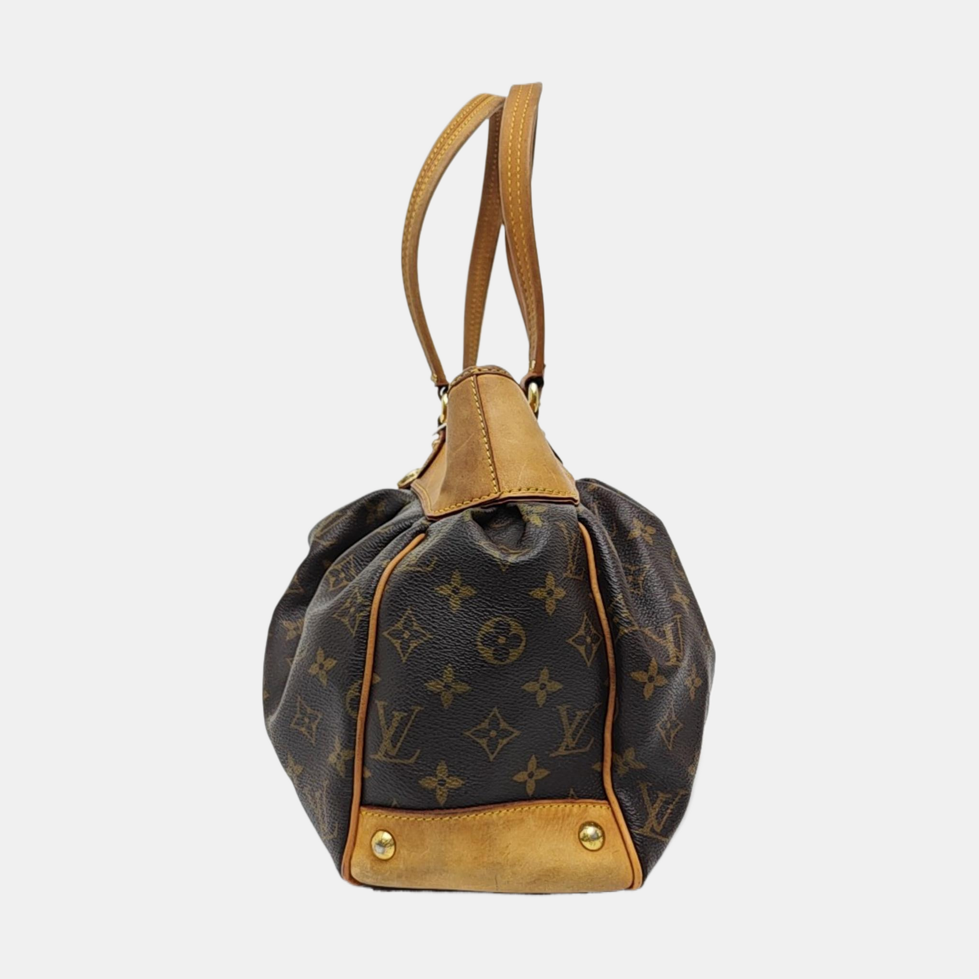 VINTAGE BOETIE PM Monogram Coated Canvas Brown