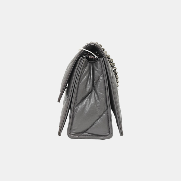 Hourglass S Quilted Lambskin Gray