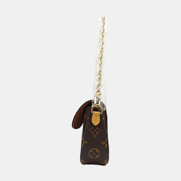 IVY Monogram Coated Canvas Brown