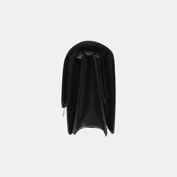 Authenticated pre-owned  CLASSIC BOX Mini Calfskin Black - Shoulder Bag at Looply