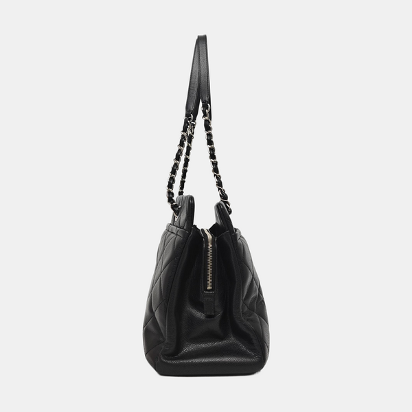CC TIMELESS SOFT Quilted Grained Calfskin Black