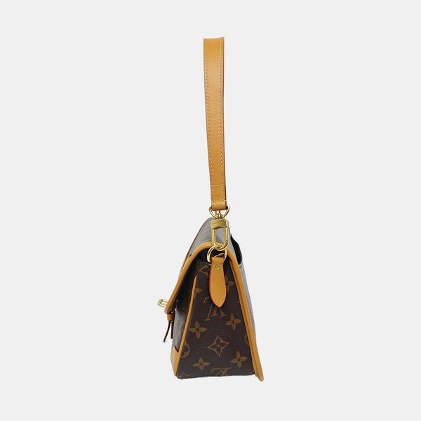 DIANE Monogram Coated Canvas Brown