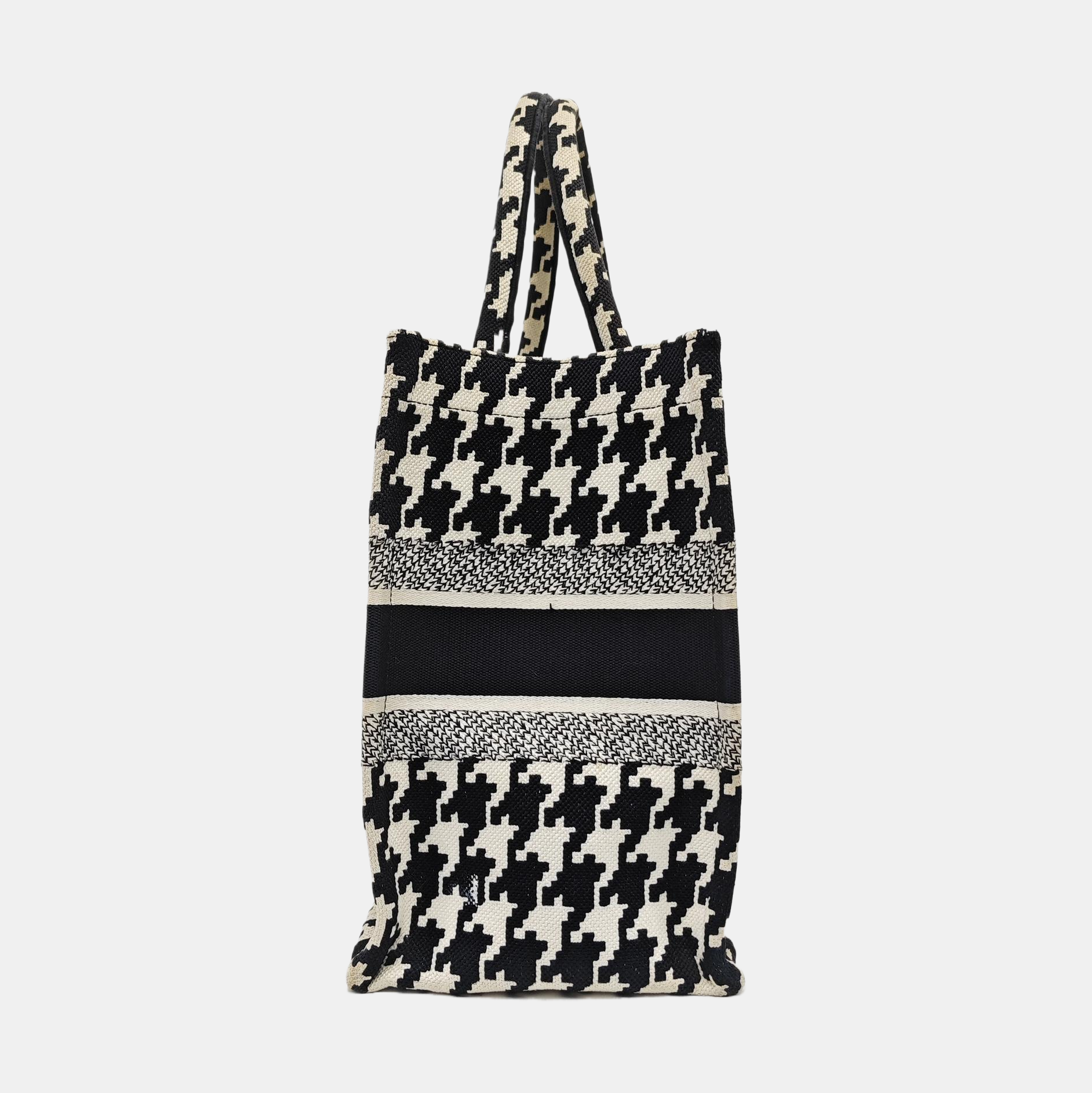 Book Tote Medium Fabric Black