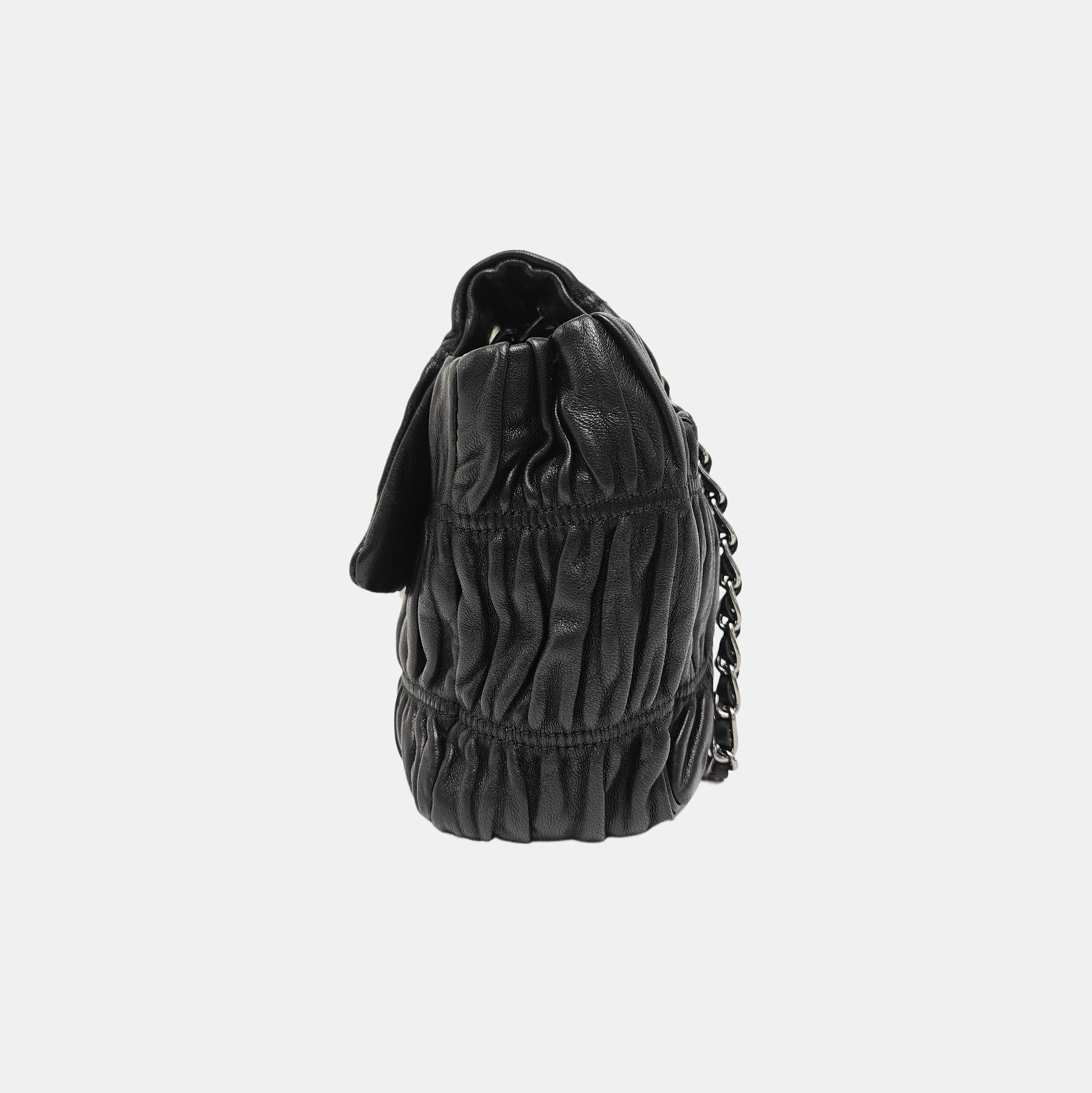 Lambskin Crossbody Bag Black