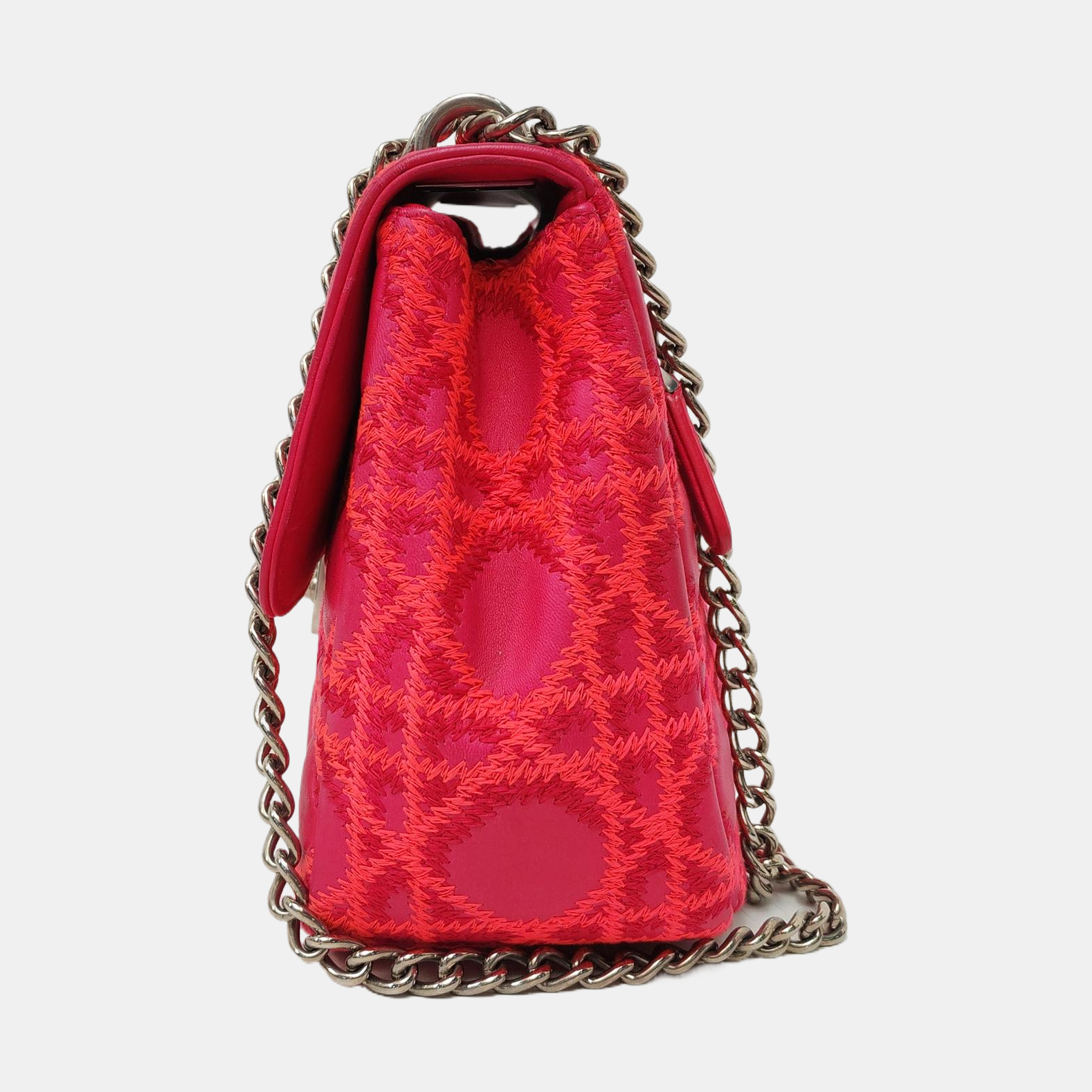 Authenticated pre-owned  Miss Dior Cannage Lambskin Pink - Crossbody Bag at Looply