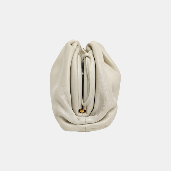 The Pouch Mini Lambskin White