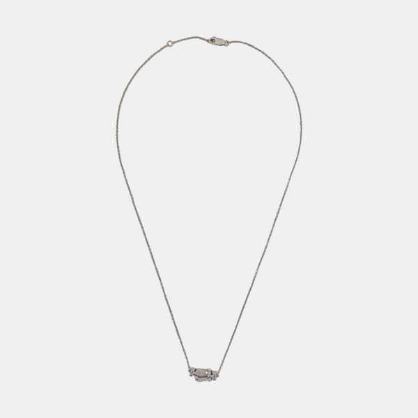 Force 10 18k White Gold Silver Necklace