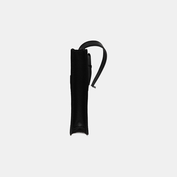 Saffiano Calfskin Shoulder Bag Black