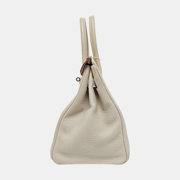 Birkin 30 Clemence White