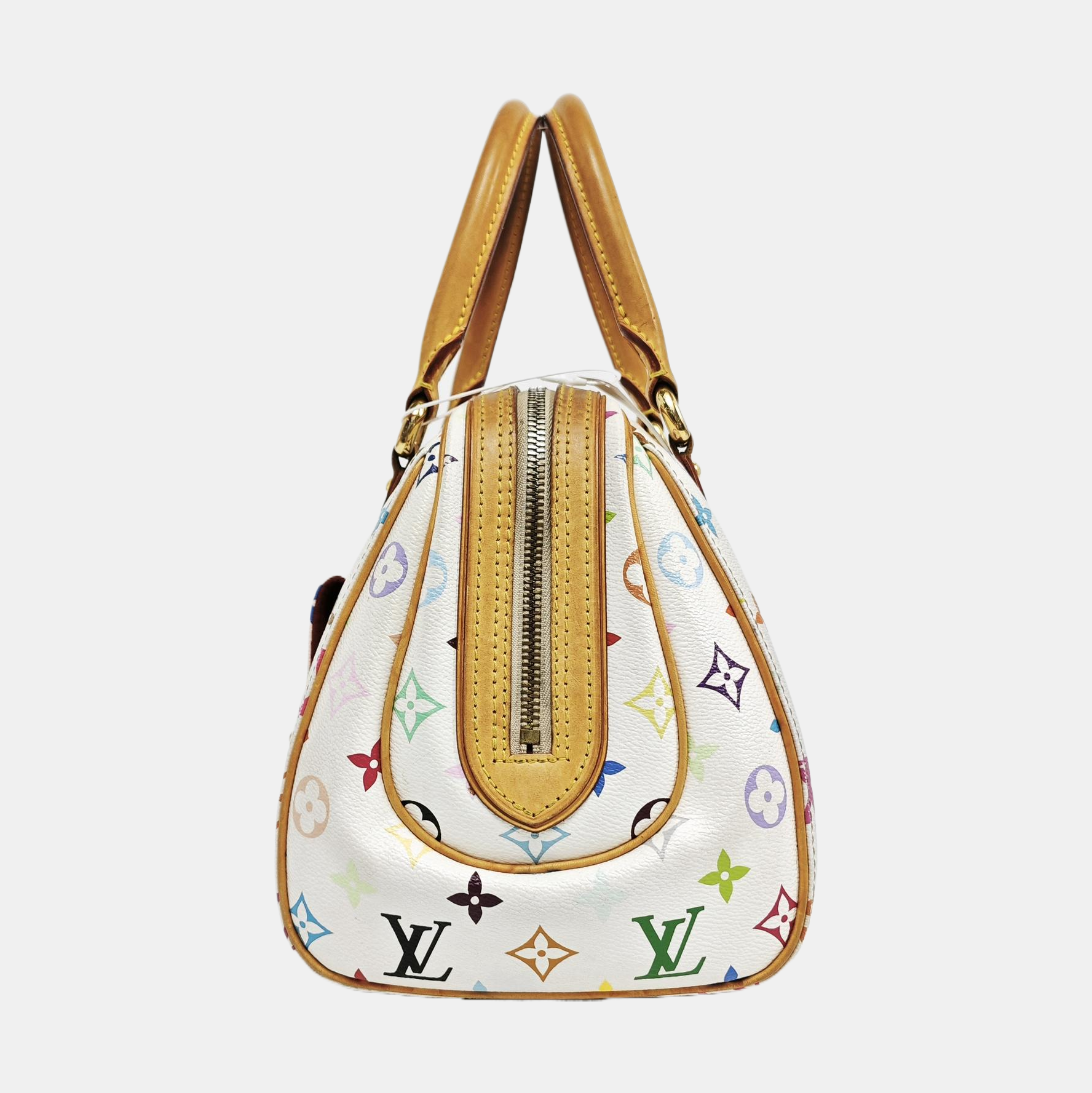 LV × TM PRISCILLA Monogram Coated Canvas White
