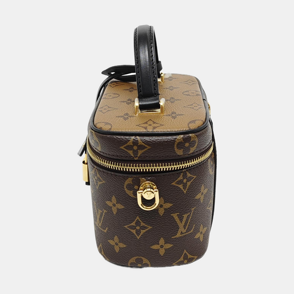 Vanity Chain Pouch Monogram Coated Canvas Brown