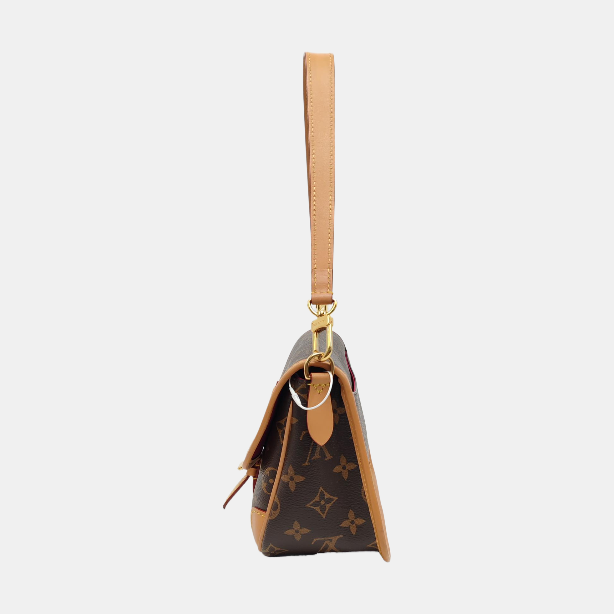 DIANE Monogram Coated Canvas Brown